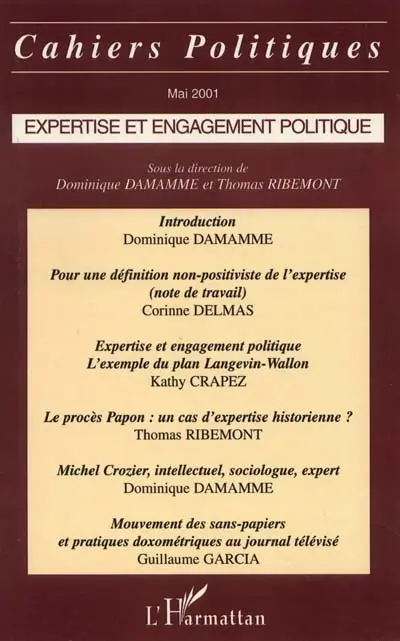 Expertise et engagement politique