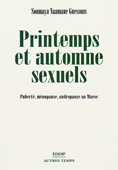 Printemps et automne sexuels : puberté, ménopause, andropause au Maroc