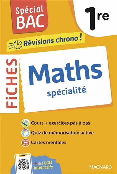 Maths 1re : révisions chrono ! : spécialité
