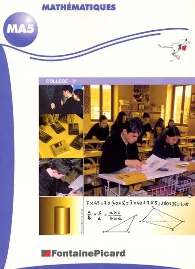 Mathématiques, 5e : cours intégrés et exercices