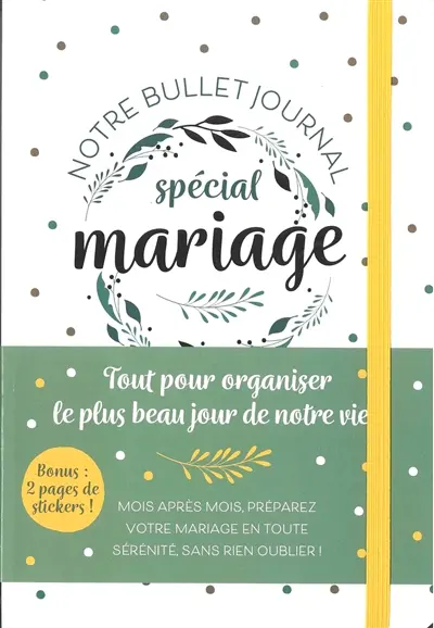 Notre bullet journal spécial mariage