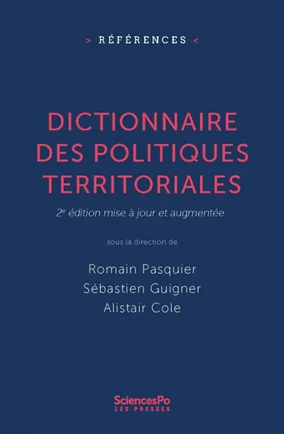 Dictionnaire des politiques territoriales