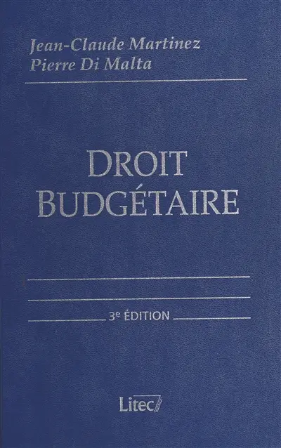 Droit budgétaire : budget de l'Etat, budgets locaux, budget de la Sécurité sociale, budget européen