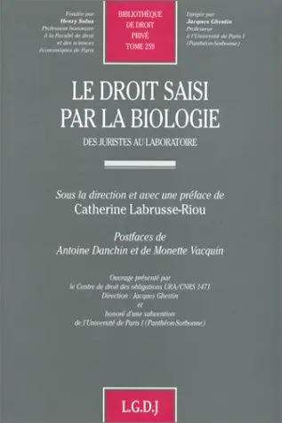 Le droit saisi par la biologie : des juristes au laboratoire