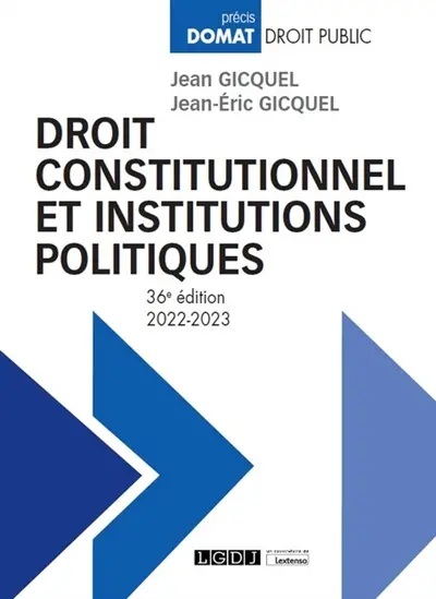 Droit constitutionnel et institutions politiques : 2022-2023