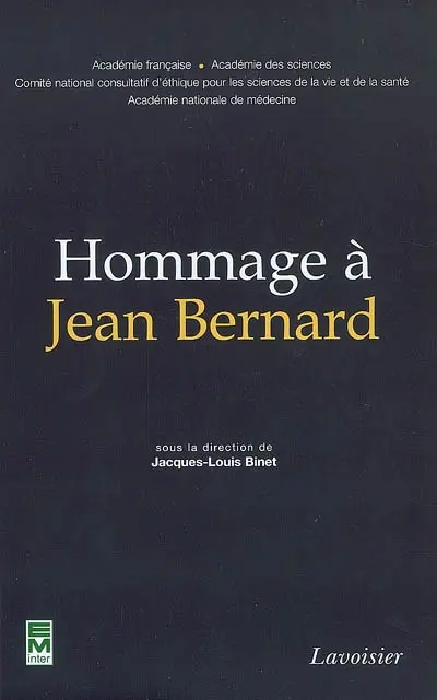 Hommage à Jean Bernard