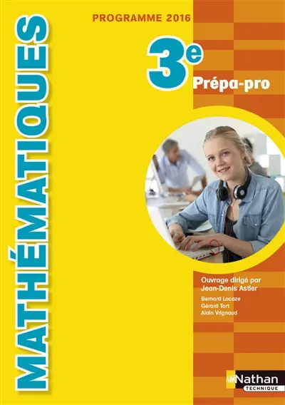 Mathématiques 3e prépa-pro : programme 2016