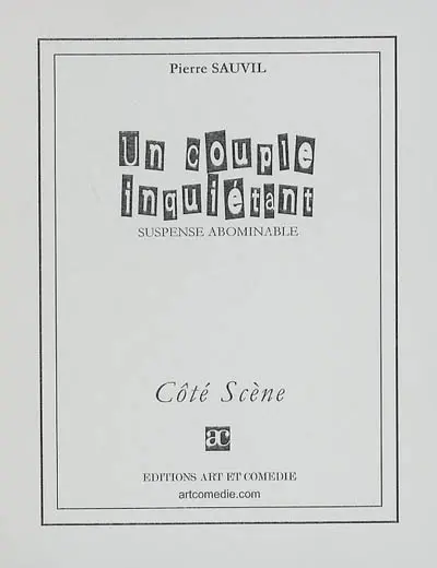 Un couple inquiétant : suspense abominable