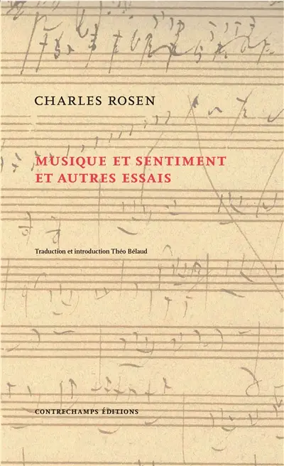 Musique et sentiment : et autres essais