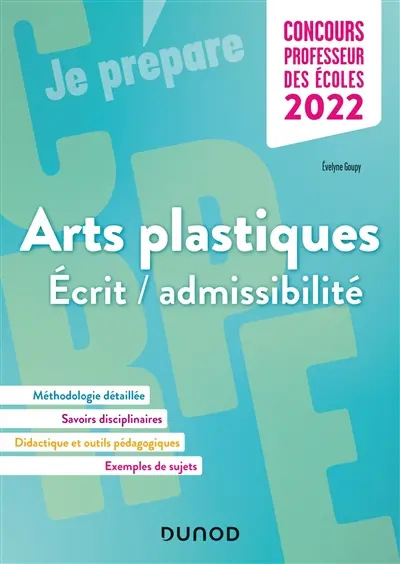 Arts plastiques : écrit-admissibilité : concours professeur des écoles 2022