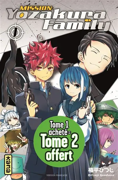 Mission : Yozakura family : tome 1 acheté = tome 2 offert