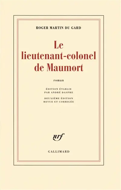Le lieutenant-colonel de Maumort