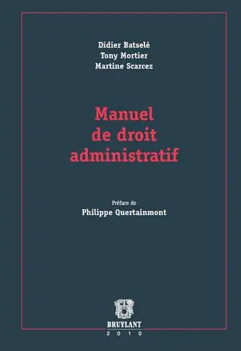 Manuel de droit administratif
