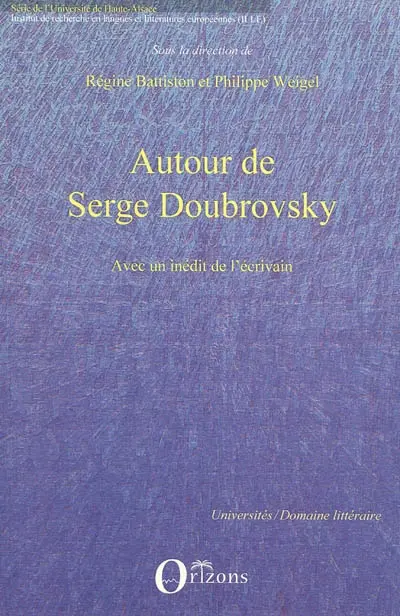 Autour de Serge Doubrovsky