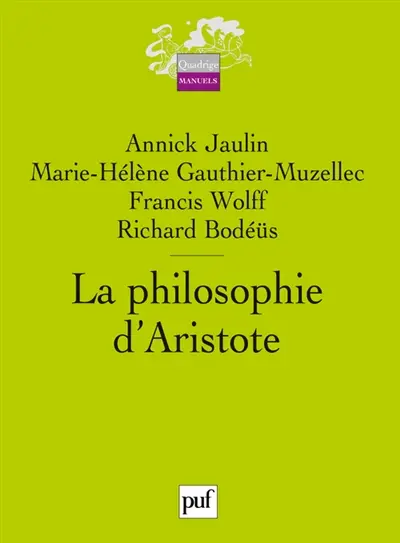 La philosophie d'Aristote