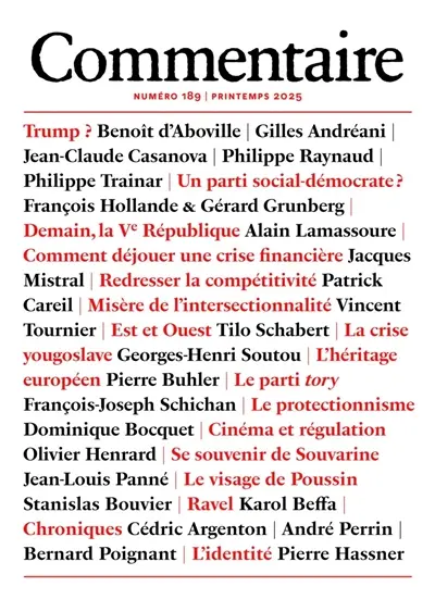 Commentaire, n° 189