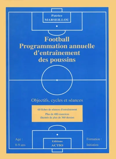 Football : programmation annuelle d'entraînement des poussins : objectifs, cycles et séances