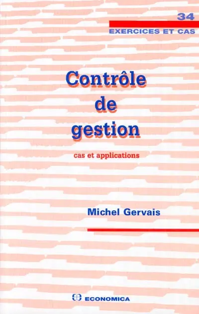 Contrôle de gestion : cas et applications