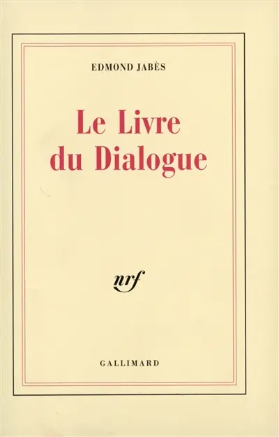 Le Livre du dialogue
