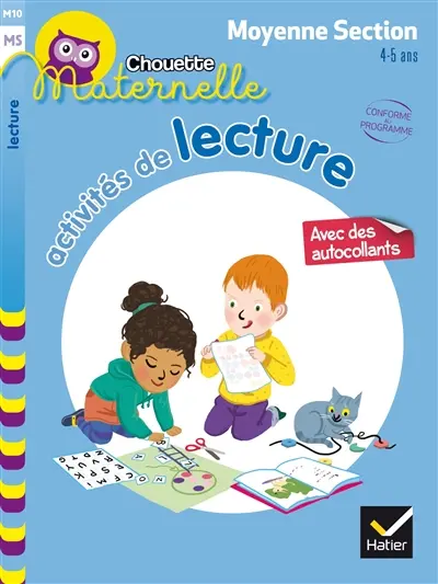 Activités de lecture, maternelle moyenne section, 4-5 ans