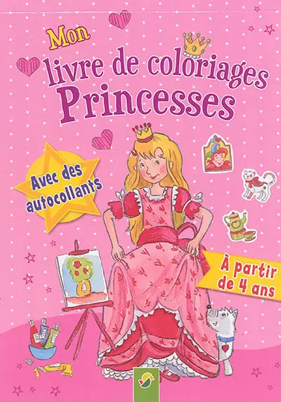 Princesses : mon livre de coloriages