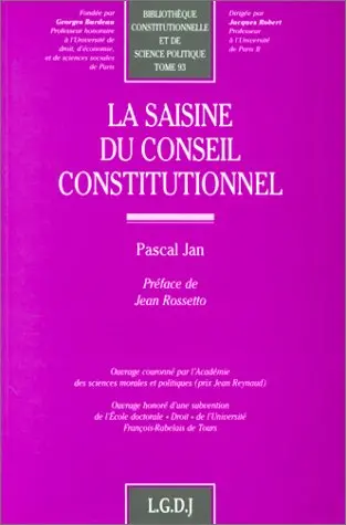 La saisine du Conseil constitutionnel