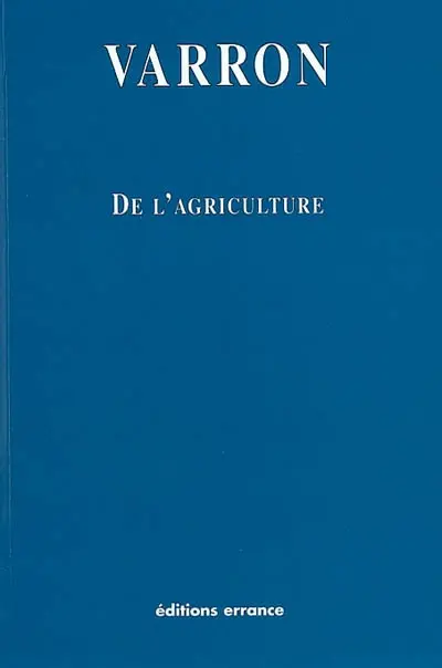 De l'agriculture