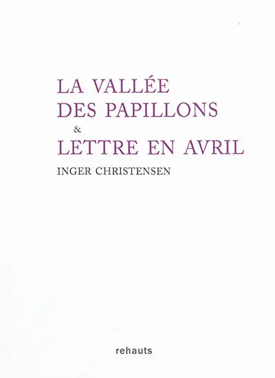 La vallée des papillons. Lettre en avril