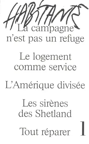 Habitante, n° 1