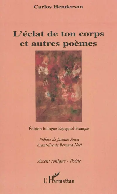 L'éclat de ton corps et autres poèmes. El fulgor de tu cuerpo y otros poemas