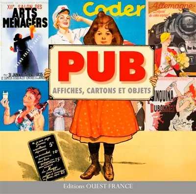 Pub : affiches, cartons et objets