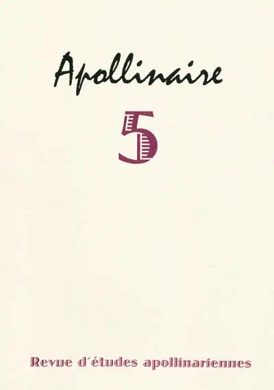 Apollinaire, n° 5
