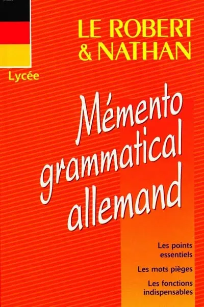 Mémento grammatical allemand
