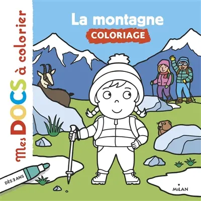 La montagne : coloriage