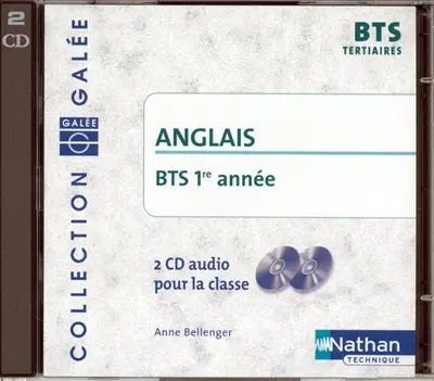 Anglais, BTS tertiaires 1re année