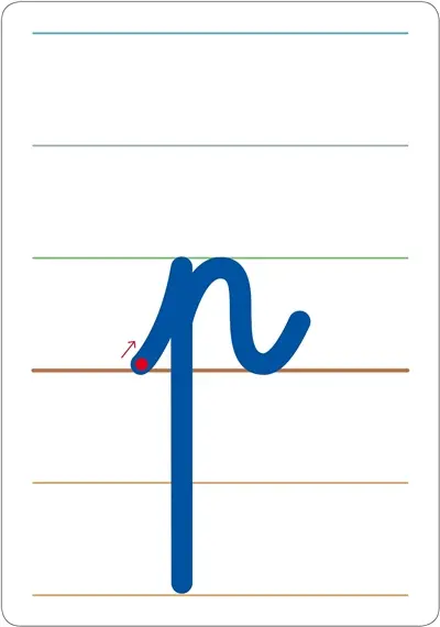 Mon cahier d'écriture CP-CE1 : lettres minuscules cursives : cartes