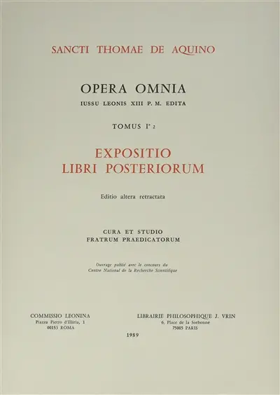 Expositio libri Peryermenias. Vol. 2