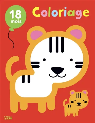 Les bébés animaux : coloriage, 18 mois