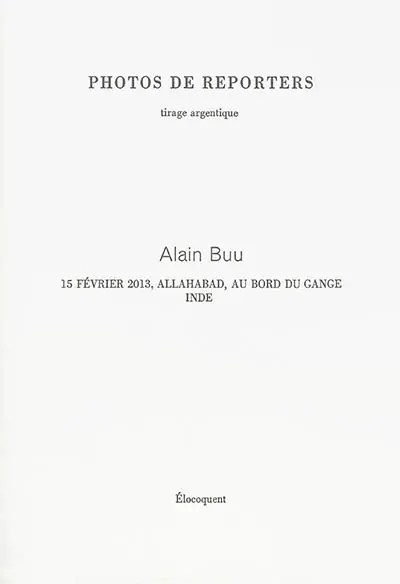 15 février 2013, Allahabad, au bord du Gange, Inde