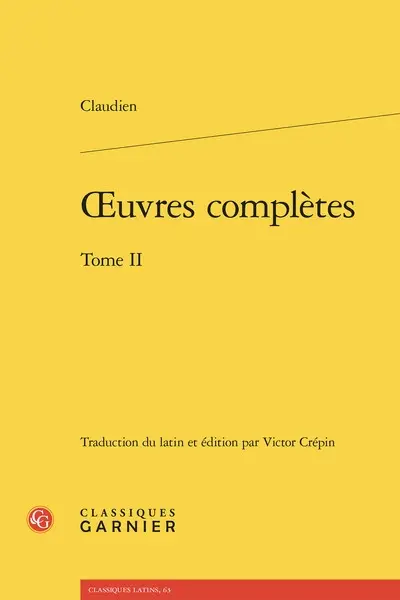 Oeuvres complètes. Vol. 2