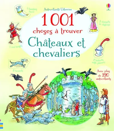 1.001 choses à trouver : châteaux et chevaliers