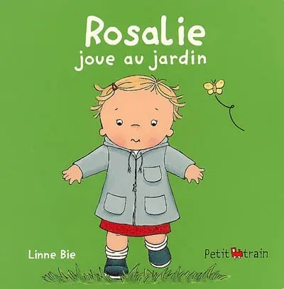 Rosalie joue au jardin