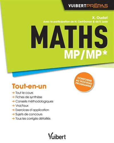Maths : MP, MP* : tout-en-un