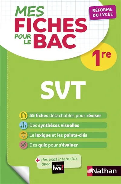 SVT 1re : réforme du lycée