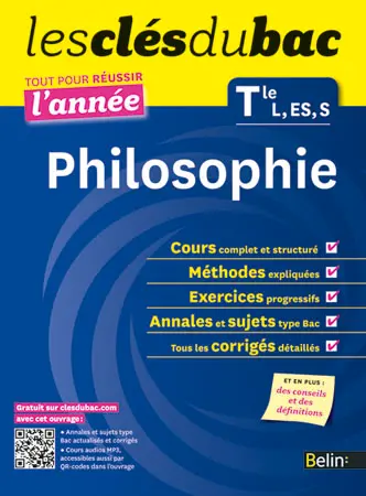 Philosophie terminale L, ES, S : nouveau programme