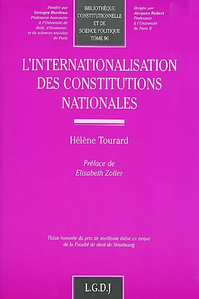 L'internationalisation des Constitutions nationales