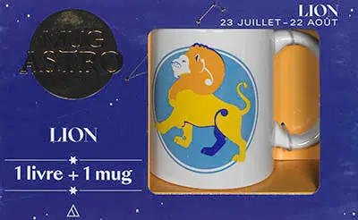 Lion : 23 juillet-22 août : 1 livre + 1 mug