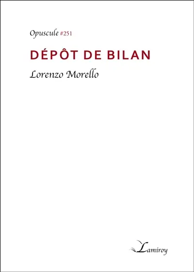 Dépôt de bilan