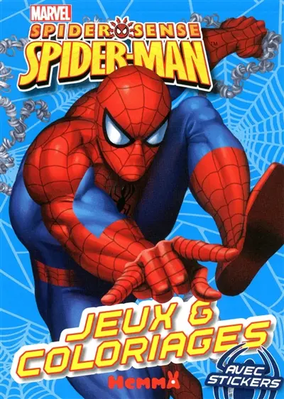 Spider-Man, Spider-sense : jeux & coloriages avec stickers