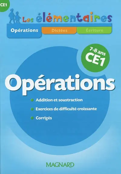 Opérations CE1, 7-8 ans